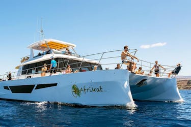 All-inclusive ochtendcruise op Gran Canaria met Afrikat 69 catamaran